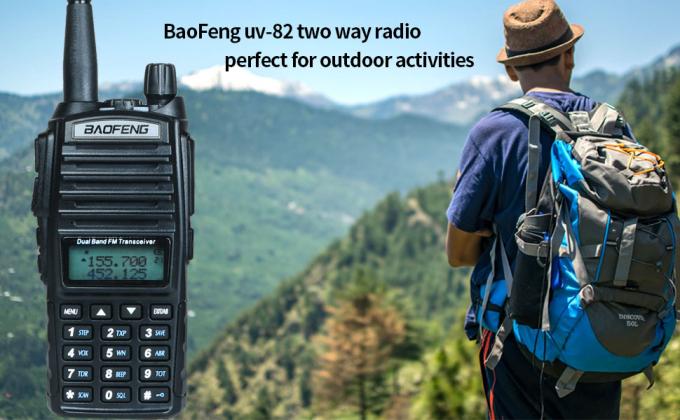 16 Kanäle UV82 Wirkliche Walkie Talkie BaoFeng UHF VHF Ham Radio 1